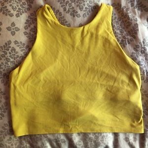 athleta workout crop top